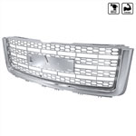 SPEC-D Tuning GMC Sierra Mesh Grille - Chrome; 2007-2012