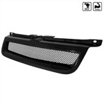 SPEC-D Tuning Volkswagen Jetta Bora Mesh Grill Black; 1999-2004