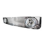 Spec-D Mustang V6 Grill W/Halo Fog Lights; 2005-2009