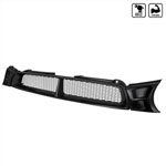 SPEC-D Tuning Subaru Impreza WRX Front Grill Black; 2002-2003