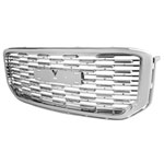 SPEC-D Tuning GMC Yukon Chrome Mesh Style Grille; 2015-2018