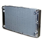 HOWE Radiator 16.75x27.375 Chevy Dual Pass No Fille