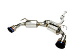 Invidia Mitsubishi Evo X Dual N1 Titanium Tip Cat-back Exhaust