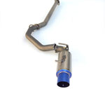 Invidia Fr-S Racing Single Out-Let Full Titanium Cat-Back Exhaust System; 2012-2016