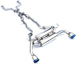 Invidia Q50 Gemini Single Layer Titanium Tip Cat-Back Exhaust System