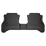 Husky Liners 20-21 Jeep Gladiator Crew Cab WeatherBeater 2nd Seat Black Floor Liners; 2021-2024