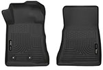 Husky Liners 15-22 Ford Mustang X-act Contour Series Front Floor Liners - Black; 2015-2022