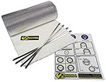 HEATSHIELD PRODUCTS Armor Kit 1/2in Thick x 12in Wide x 5ft w/ties