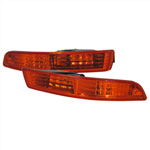 SPEC-D Tuning Acura Integra Bumper Lights Amber; 1994-1997