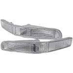 SPEC-D Tuning Nissan Maxima Bumper Lights Clear; 1995-1999