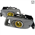 Spec-D Honda Civic Oem Fog Lights Yellow; 1992-1995