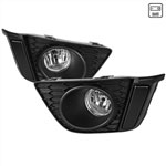 Spec-D Tuning Honda Fit Clear Fog Lights Without Wiring Kit