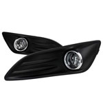 Spec-D Tuning Ford Fiesta Clear Fog Lights With Wiring; 2013-2014