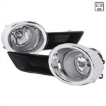 SPEC-D Tuning Toyota Highlander Fog Lights With Clear Lens; 2008-2011