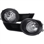 SPEC-D Tuning Toyota Highlander Fog Light - Clear; 2008-2011