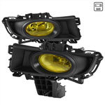 SPEC-D Tuning Mazda 3 Fog Lights Amber With Universal Wiring Kit; 2007-2008