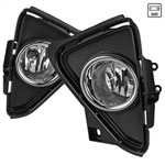 SPEC-D Tuning Toyota Rav4 Fog Lights - Clear; 2016-2022