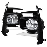 SPEC-D Tuning Toyota Sienna Fog Lights - Clear - Black Frame; 2017-2022