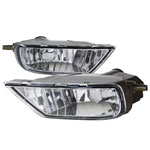 Spec-D Tuning Toyota Sienna Oem Fog Lights Clear With Wiring; 1998-2003