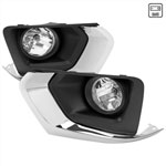 SPEC-D Tuning Chevrolet Traverse Fog Lights With Chrome Housing & Clear Lens With Universal Wiring & Switch