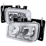 Spec-D Tuning Cadillac Escalade Euro Headlights Chrome