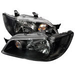 Spec-D Mitsubishi Lancer Headlights; 2002-2003