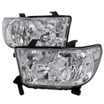 Toyota Tundra Crystal Housing Headlights Chrome