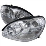 Spec-D Tuning Mercedes Benz S Class Projector Headlight - Not Compatible With Factory Xenon