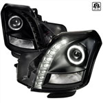 Spec-D Tuning Cadillac Cts Halo Projector Headlight Black - Not Compatible With Factory Xenon