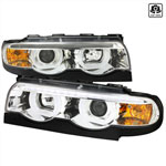 Spec-D Tuning Bmw E87 Halo Projector Headlight - Chrome