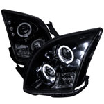 Spec-D Tuning Ford Fusion Projector Headlight Gloss Black Housing Smoke Lens; 2006-2009