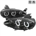 Spec-D Tuning Mazda Mx5 Halo Led Projector Headlight Black; 2001-2005