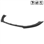 SPEC-D Tuning Ford Mustang Poly Front Bumper Lip - Black; 2015-2020