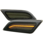 SPEC-D Tuning Mercedes W204 C-Class LED Side Marker - Front - Smoke