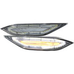 SPEC-D Tuning Porche Cayenne LED Side Marker Clear; 2011-2014