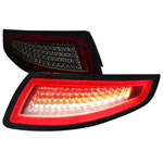 Spec-D Tuning Porsche 997 911 Led Red/Smoke Tail Light; 2005-2008