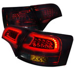 Spec-D Tuning Audi A4 Led Taillights Red Smoke Wagon Only; 2005-2008