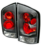 Spec-D Tuning Nissan Armada Altezza Tail Light Black; 2005-2012