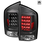 SPEC-D Tuning Nissan Armada Tail Lights - All Black Housing With Clear Lens; 2005-2015