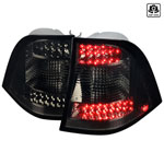 SPEC-D Tuning Mercedez Benz M Class W163 LED Tail Lights - Chrome Housing With Smoke Lens