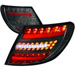 Spec-D Tuning Mercedes Benz C Class Led Tail Lights Smoke Housing