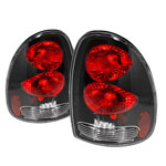 Spec-D Dodge Caravan Taillights - Black (Lt-Car96jm-Ks); 1996-2000