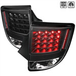 SPEC-D Tuning Toyota Celica T230 LED Tail Lights - All Black Housing With Clear Lens; 2000-2005