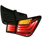 SPEC-D Tuning Chevrolet Cruze LED Tail Light With Smoked Lens; 2011-2015