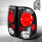 Spec-D Dodge Dakota Taillights - Jdm Black (Lt-Dak97jm-Ks); 1997-2004