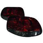 Spec-D Tuning Honda Del Sol Tail Lights - Red Smoke