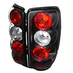 Spec-D Chevrolet Suburban / Tahoe & Gmc Yukon / Denali Taillights Black Housing Euro Altezza; 2000-2006