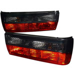 Spec-D Tuning Bmw E30 Euro Tailights Red Smoked; 1988-1991