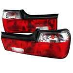 Spec-D Tuning Bmw E32 7 Series Tail Lights Red Clear