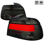 SPEC-D Tuning BMW E39 LED Taillights Smoke; 2003-2003